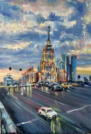 Москва весенняя, Кутузовский.