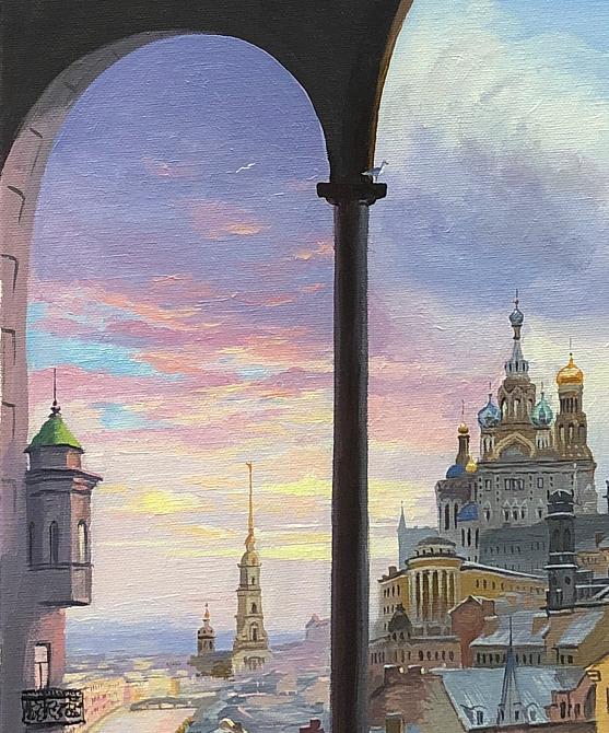 Петербургская фантазия. Утро, день и ночь. Шкатулка-Мариинка.