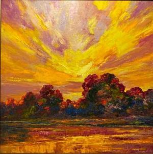 Закат над Клязьмой