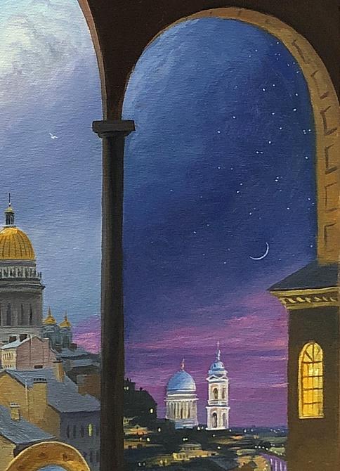 Петербургская фантазия. Утро, день и ночь. Шкатулка-Мариинка.