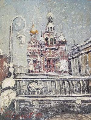 Зима Петербург