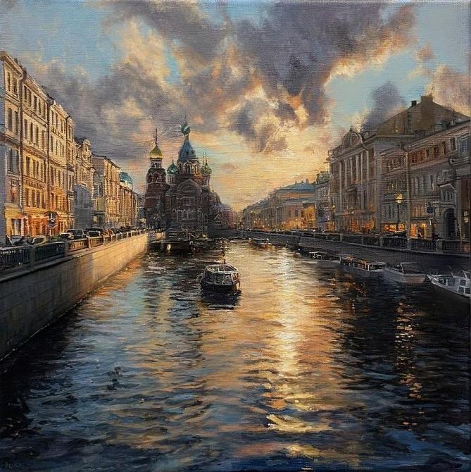 Спас на Крови Мерцание Петербургских каналов 