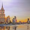 Закат на Краснопреснецкой набережной
