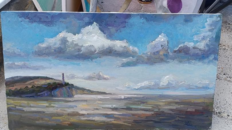 Коричневое Черное море. Осень. Пленэр ZhNataly