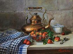 С клубникой и медным чайником 