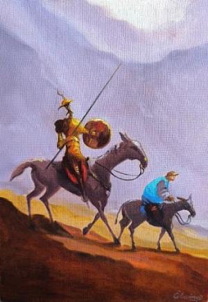 Дон Кихот и Санчо 